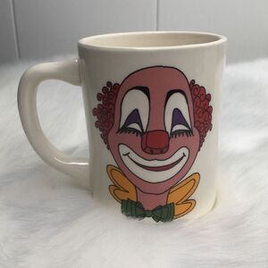 Vintage Zen Smiling Clown Small Coffee Tea Mug Cup